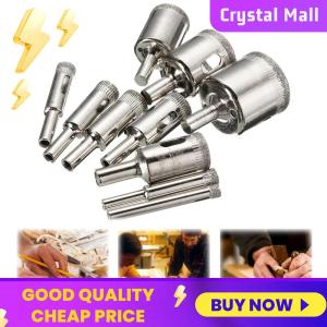 COD [Free Shipping] 15pcs Diamond Drill Bits Diamond Hole Saw Drill Bit Set Diamond Hole Saw Set for Ceramic Bottles Porcelain Marble