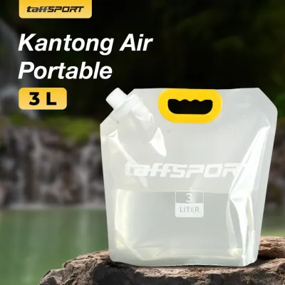 Kantong Air Minum Lipat 3L Water Tank Jerigen Lipat Portable Water Bag BPA Free Camping Hiking Outdoor TaffSPORT SD-5