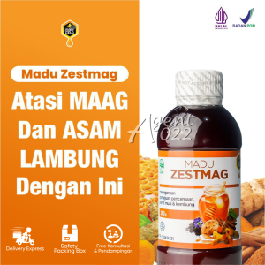 Zestmag Madu Maag Obat Herbal Menurunkan Asam Lambung Yang Disertai Sesak GERD