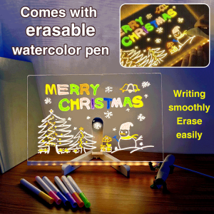 H Portable Drawing Board Illuminated Coloring Blackboard