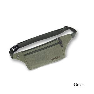 CHUAN Multi-Pockets Casual Wallet Storage Bag Fanny Pack Waist Packs Hip Purse Canvas Belt Bags