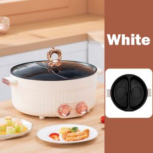 Ai Qi Pei 32CM Stainless Steel Double Flavour Mandarin Duck Hot Pot Household Large Capacity Non Stick Electric Hot Pot