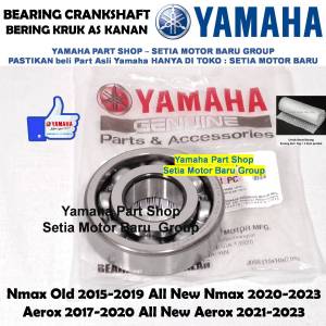 Bearing Bering As Kruk Crankshaft Kanan All New Aerox Connected Nmax N Max Old Asli Yamaha Surabaya