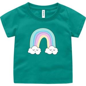 Kaos Pelangi Anak Perempuan dan Anak Laki