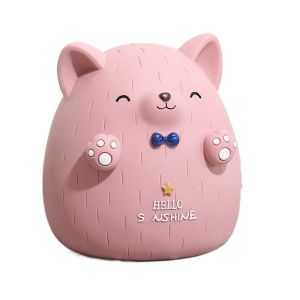 LFPLYQ Large Capacity Cat Piggy Bank Fall resistant Cartoon Animal Ornaments Cute Anti-fall Dog Saving Box Home Decor