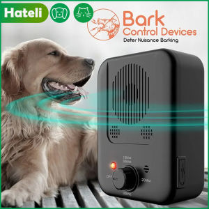 HATELI Pet Dog Puppy Anti Bark Ultrasonic Suppressor Outdoor Anti Noise Dog Repeller Device Stray Dogs Driving Device Noise Prevention Training Device Automatic Dog Barking Control Machine
