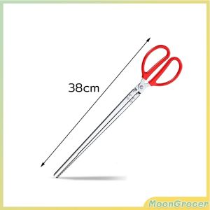 M.G.【Ready in Stock】 Eel Clip Stainless Steel Sea Fishing Clip Multifunctional Long Handle Crab Tongs Garbage Clip
