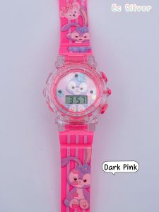 (K54) Jam Tangan Disney Muzik Lampu / Stellar Lou Cartoon Light Music Kids Watch