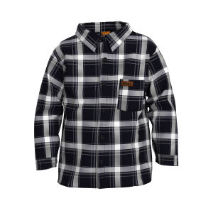 Kemeja Flanel Anak Laki-laki Motif Kotak-Kotak Gaya Retro Vintage untuk Usia 2-10 Tahun