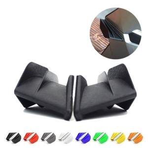Adhesive Side-Shield Air Wind Deflectors Wing Windshield Cover Motorcycle Fairing Wings Kit