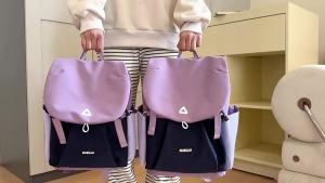 AE Womens backpack for the back-to-school season new casual large-capacity outdoor sports backpack thickened breathable lightweight student school bag