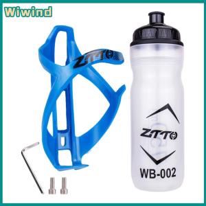 ขวดน้ำจักรยานขนาด 750 มล. พร้อมที่วางขวดน้ำแบบบีบได้จักรยานเสือภูเขาขวดสำหรับขี่ออกกำลังกายตั้งแคมป์เดินป่า
