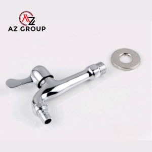 Stainless Steel Faucet Washing Machine Dedicated One-In Two-Out Dual-Use 4 Points Household Tap Water