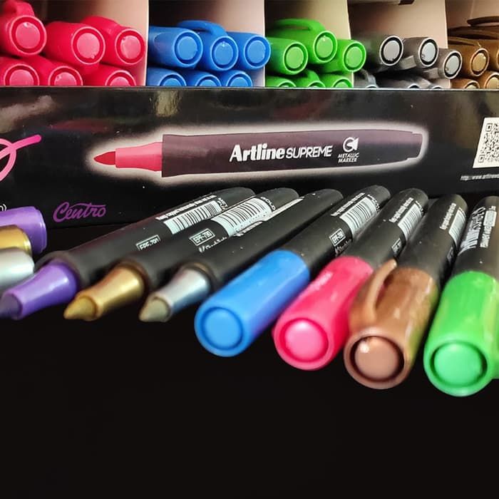 Artline Supreme Metallic Marker mm Spidol Hias Permanen