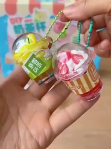 FCWEIBAI    Creative Cream Clay DIYMilk Tea Cup Toy