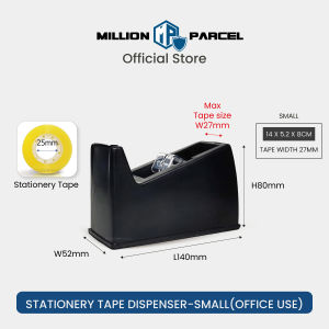 Dual Tape Dispenser | Tape Cutter | Tape Holder | Scotch Tape Dispenser | Stationery Tape Holder | Tape Dispenser Large