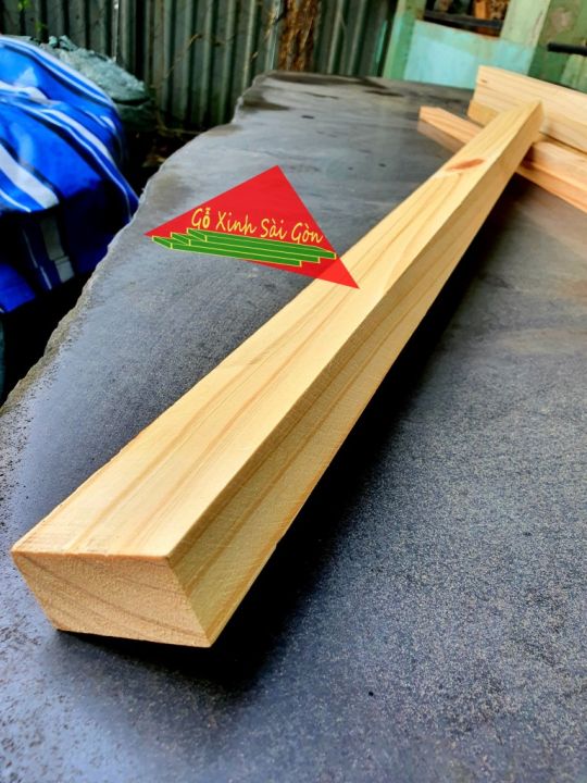 Thanh gỗ thông vuông 3x5cm x dài 1m5-1m2-1m-80cm-60cm-50cm-40cm-30cm ...