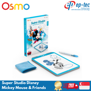 Osmo Super Studio Disney Mickey Mouse & Friends (No Base) A Drawing Game for Kids of Ages 5-11 STEM Educational Toys for Kids & Students