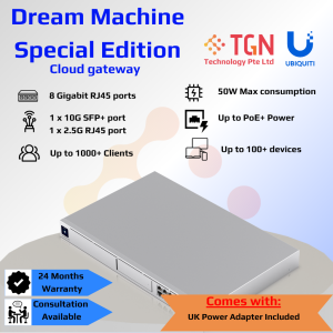 Ubiquiti Unifi Dream Machine Special Edition UDM-SE *UK Power Cord*