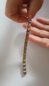 Set of 10 Vintage Square Beads Italian Charm Links DIY Making Accessories Bracelet Making Supplies Suitable for