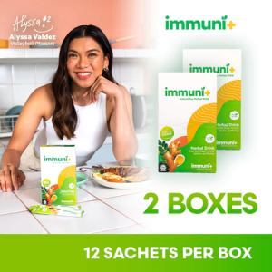 ImmuniPlus Herbal Drink (Immuni+) | 2 Box Bundle | Relief for Fatigue Body Aches Cough & Cold