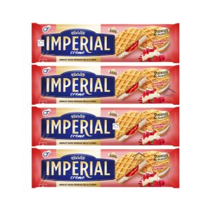 4PCS Imperial Creme Raspberry Biskuit dengan Selai Raspberry