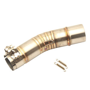 Thích hợp cho phần giữa của ống xả xe máy Suzuki. gsx250r Sửa đổi ống xả GW250 Phụ kiện nối ống bằng thép không gỉ