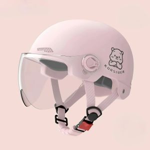 Mũ bảo hiểm nón bảo hiểm có kính che mũ bảo hiểm nữa đầu 3 lớp lót đệm mút xốp EPS thoáng khí - Life Style 4U