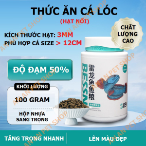 Cám Cá Lóc BESSN | Độ Đạm 50%  | Thức ăn Cá Lóc Cảnh giàu đạm Tăng trọng Lên màu Lên vây