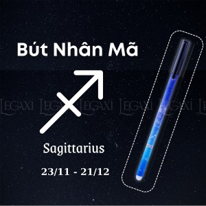 Bút viết bi gel cung Nhân Mã Sagittarius chòm sao hoàng đạo (22/11 -  21/12) ngòi 0.5mm văn phòng học sinh tiểu học sinh viên Legaxi