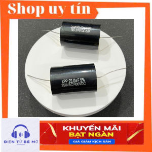 Tụ 22uf lọc trép cao cấp cản trung- trép phân tần loa âm thanh chuẩn.