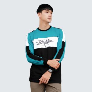 𝐀𝐍𝐍𝐀𝐌𝐋-Kaos Dakwah Pria Lengan Panjang [Bahan 100% Cotton Combed 24s]-Adem dan Menyerap Keringat Premium Quality-Istighfar 004