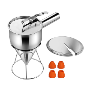 Multifuntional thép không gỉ Máy trộn và chia bột 1200ml hoàn hảo cho bánh cupcakes và bánh ngọt với dễ dàng để sử dụng đứng