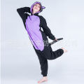 Pokemon Factory Direct Supply Animal Cartoon  Pajama Purple Belly Midnight Cat Hooded Long Sleeve Cute Blue Pajamas Couple. 