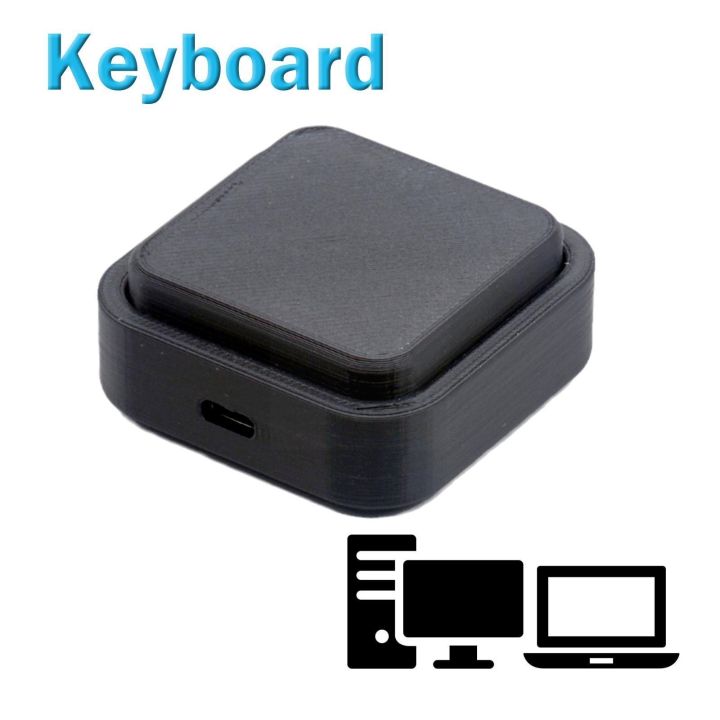 One Key USB Programmable Macro Keyboard For Windows Linux MacOS Hot Key ...