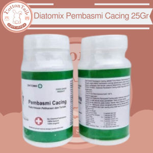 Diatomix Obat Pembasmi Cacing Kucing Anjing & Kelinci 25Gr