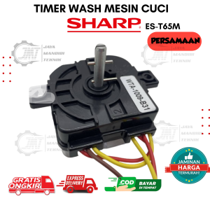 SHARP ES-T65M TIMER MESIN CUCI 2 TABUNG | PEMUTARAN MESIN CUCI SHARP 3 KABEL