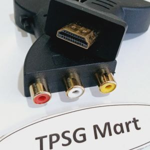 Đầu HDMI ra 3 AV (Cái) / Cáp HDMI ra 3 AV (Đực) 1.5m / (Chuẩn 3AV - 3RCA - RGB)