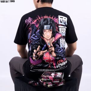 CLOWOR Itachi Uchiha Naruto Anime T-Shirt