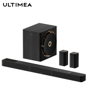 ULTIMEA Skywave X60 7.1.4ch ซาวด์บาร์ลำโพง Dolby Atmos ตู้ซับวูฟเฟอร์ไร้สาย ตู้รอบทิศทางไร้สาย ระบบเสียง ลำโพงซาวน์บาร์บลูทูธ ควบคุมแอพ