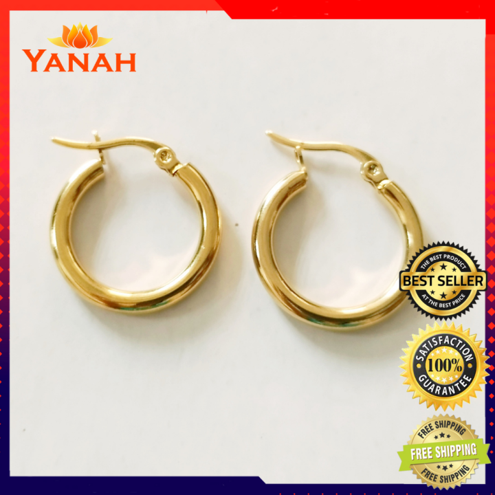 YJ88 BIG SALE High-Quality Stainless Steel 3mm Simple Thick Hoop