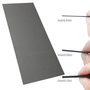 3K Carbon Fiber Board Plate 100x250mm Carbon Fiber Sheet Twill Weave Panel Sheet Replacement for Industrial Application