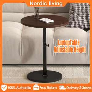 Height-adjustable coffee table dining table round extendable dining table and cocktail table