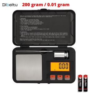 Timbangan Digital Perhiasan 200garm 0.01g/50 gram 0.001g Presisi Profesional Untuk Emas Berlian Obat