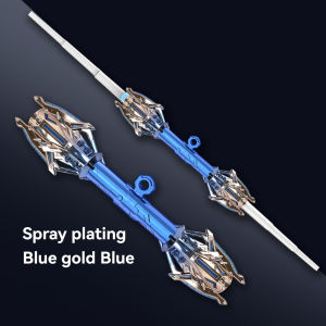 Flashing Light Up Sword Gravity Double Sword Gravity Sword Lightstick Cosplay Toys Weapon Toys Flashing Weapon Sound for Boys attractive