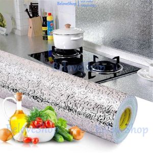 Cuộn Giấy Bạc Dán Bếp Cách Nhiệt Miếng Decal Dán Tường Nhà Bếp Chống Thấm Bền Đẹp