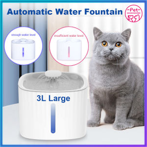 Automatic Cat Water Fountain with Led indicator 3L large Capacity smart Drinking Fountain Water Dispenser for Dog Cat