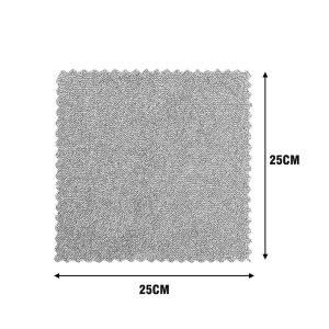 Multifunctional Trimmed Wave Strong Absorbent Bamboo Charcoal Decontamination Towels Home Kitchen Microfiber Degreasing Cleaning Dishcloth Rag