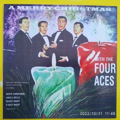 Four Aces A Merry Christmas (This is Original Pressing from 70s NOT a Reissue) Vinyl Record LP Plaka