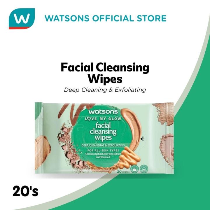WATSONS Deep Cleansing and Exfoliating Facial Wipes 20s Lazada PH